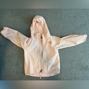 North face wind jacket size 3t pink